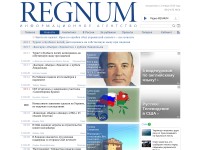 Desktop screenshot for regnum.ru