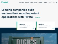 Desktop screenshot for pivotal.io