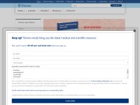Desktop screenshot for thieme.com