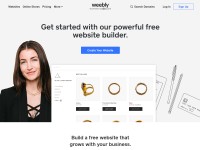 Desktop screenshot for weebly.com