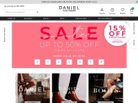 Desktop screenshot for danielfootwear.com
