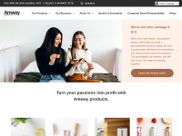 Desktop screenshot for amwayglobal.com