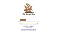 Screenshot of pirate-bay.net