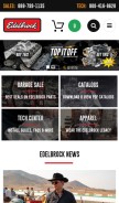 How edelbrock.com looks like on a mobile device such as an iPhone.