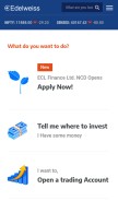 How edelweiss.in looks like on a mobile device such as an iPhone.