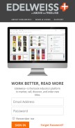 How edelweiss.plus looks like on a mobile device such as an iPhone.