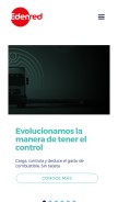 How edenred.mx looks like on a mobile device such as an iPhone.