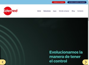 How edenred.mx looks like on a tablet such as an iPad.