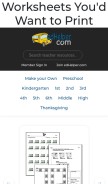 How edhelper.com looks like on a mobile device such as an iPhone.