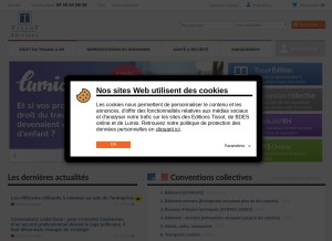 How editions-tissot.fr looks like on a tablet such as an iPad.