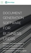 How edocgen.com looks like on a mobile device such as an iPhone.