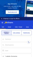 How edreams.it looks like on a mobile device such as an iPhone.
