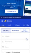 How edreams.ma looks like on a mobile device such as an iPhone.