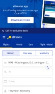 How edreams.net looks like on a mobile device such as an iPhone.