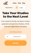 How educat.tools looks like on a mobile device such as an iPhone.