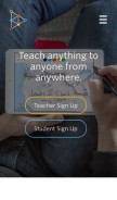 How educreations.com looks like on a mobile device such as an iPhone.