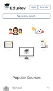 How edurev.in looks like on a mobile device such as an iPhone.