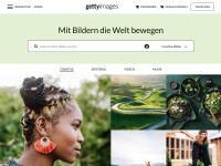 Desktop screenshot for gettyimages.de