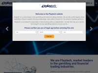 Desktop screenshot for playtech.com