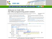Desktop screenshot for codevba.com