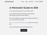 Desktop screenshot for seo-assistant.com