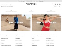 Desktop screenshot for farfetch.com