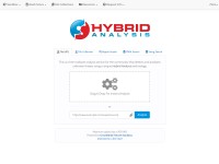 Desktop screenshot for hybrid-analysis.com