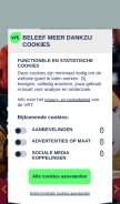 How een.be looks like on a mobile device such as an iPhone.