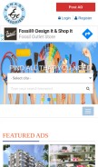 How eenaduclassifieds.com looks like on a mobile device such as an iPhone.