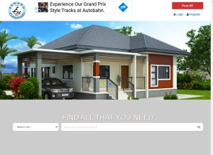How eenaduclassifieds.com looks like on a tablet such as an iPad.