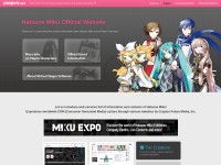 Desktop screenshot for piapro.net