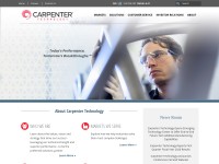 Desktop screenshot for carpentertechnology.com
