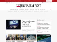 Desktop screenshot for jpost.com