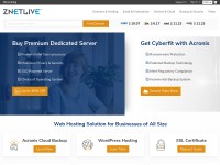 Desktop screenshot for znetlive.com