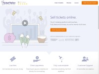 Desktop screenshot for tickettailor.com