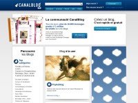 Desktop screenshot for canalblog.com