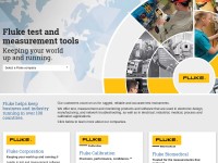 Desktop screenshot for fluke.com