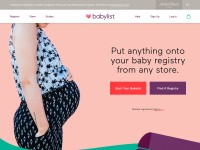 Desktop screenshot for babylist.com