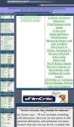 How efilmcritic.com looks like on a mobile device such as an iPhone.