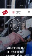 How efsllc.com looks like on a mobile device such as an iPhone.
