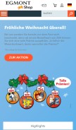 How egmont-shop.de looks like on a mobile device such as an iPhone.