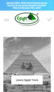 How egypttours.com looks like on a mobile device such as an iPhone.