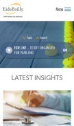 How eidebailly.com looks like on a mobile device such as an iPhone.