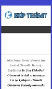 How ekiptesisat.com looks like on a mobile device such as an iPhone.