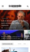 How el-carabobeno.com looks like on a mobile device such as an iPhone.