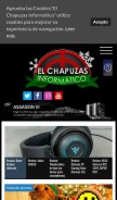 How elchapuzasinformatico.com looks like on a mobile device such as an iPhone.