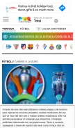 How eldesmarque.com looks like on a mobile device such as an iPhone.
