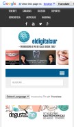 How eldigitalsur.com looks like on a mobile device such as an iPhone.