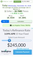 How eldolar.info looks like on a mobile device such as an iPhone.