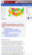 How electoral-vote.com looks like on a mobile device such as an iPhone.